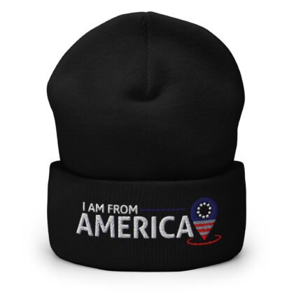 I'm from America, USA, Cuffed Beanie