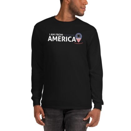 I'm from America, Love USA, Men’s Long Sleeve Shirt