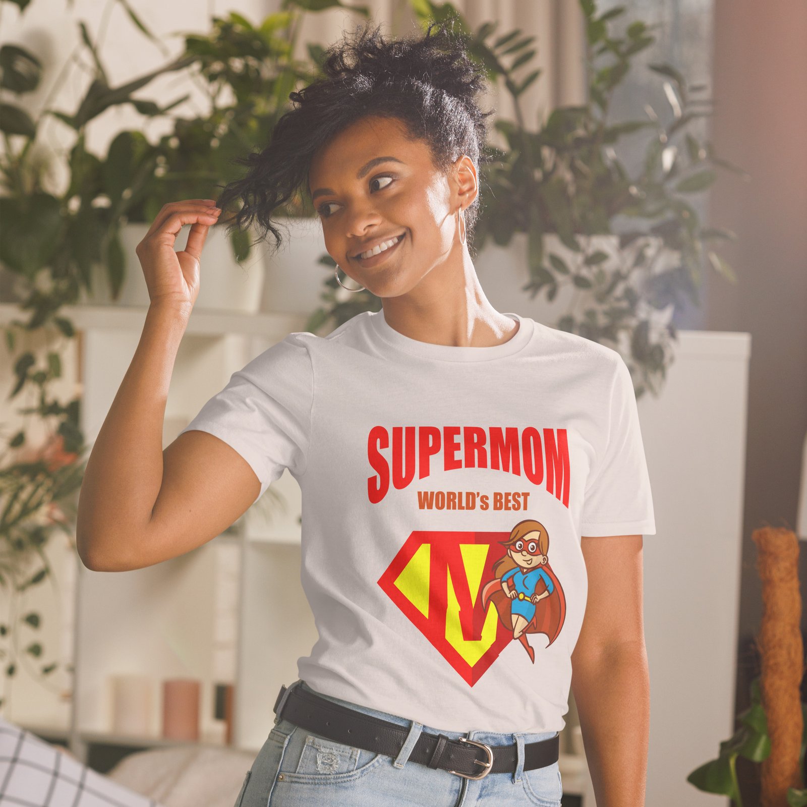 Supermom World's Best Mom Short-Sleeve T-Shirt - Image 2