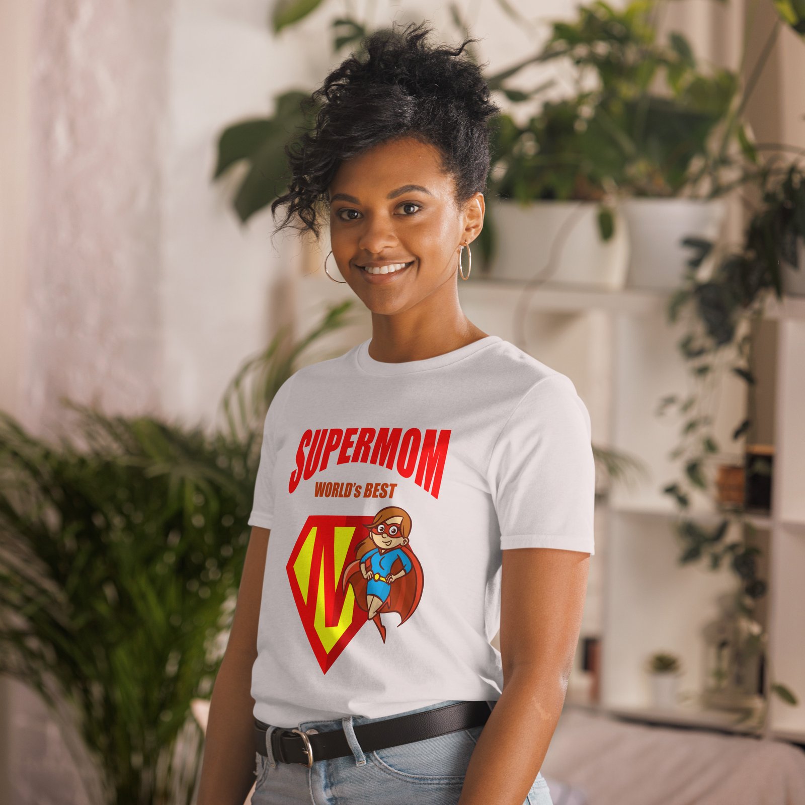 Supermom World's Best Mom Short-Sleeve T-Shirt - Image 3