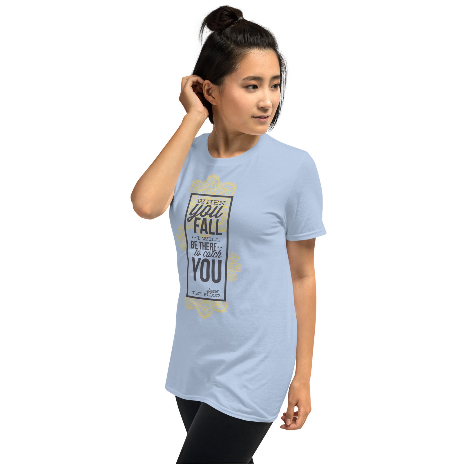 When you fall... I will be there to catch you Short-Sleeve Unisex T-Shirt - Image 4
