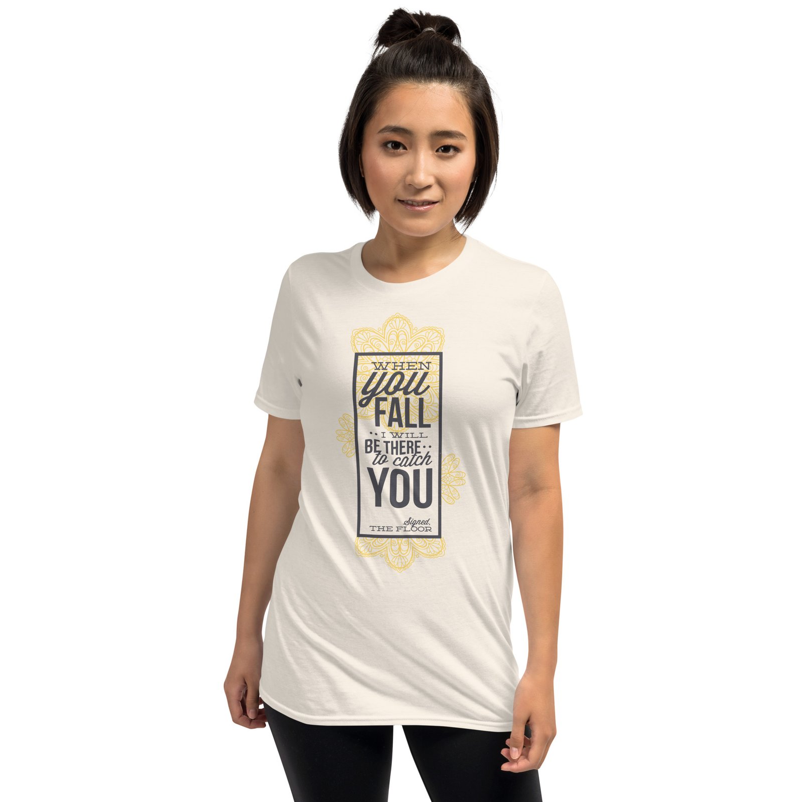 When you fall... I will be there to catch you Short-Sleeve Unisex T-Shirt - Image 20