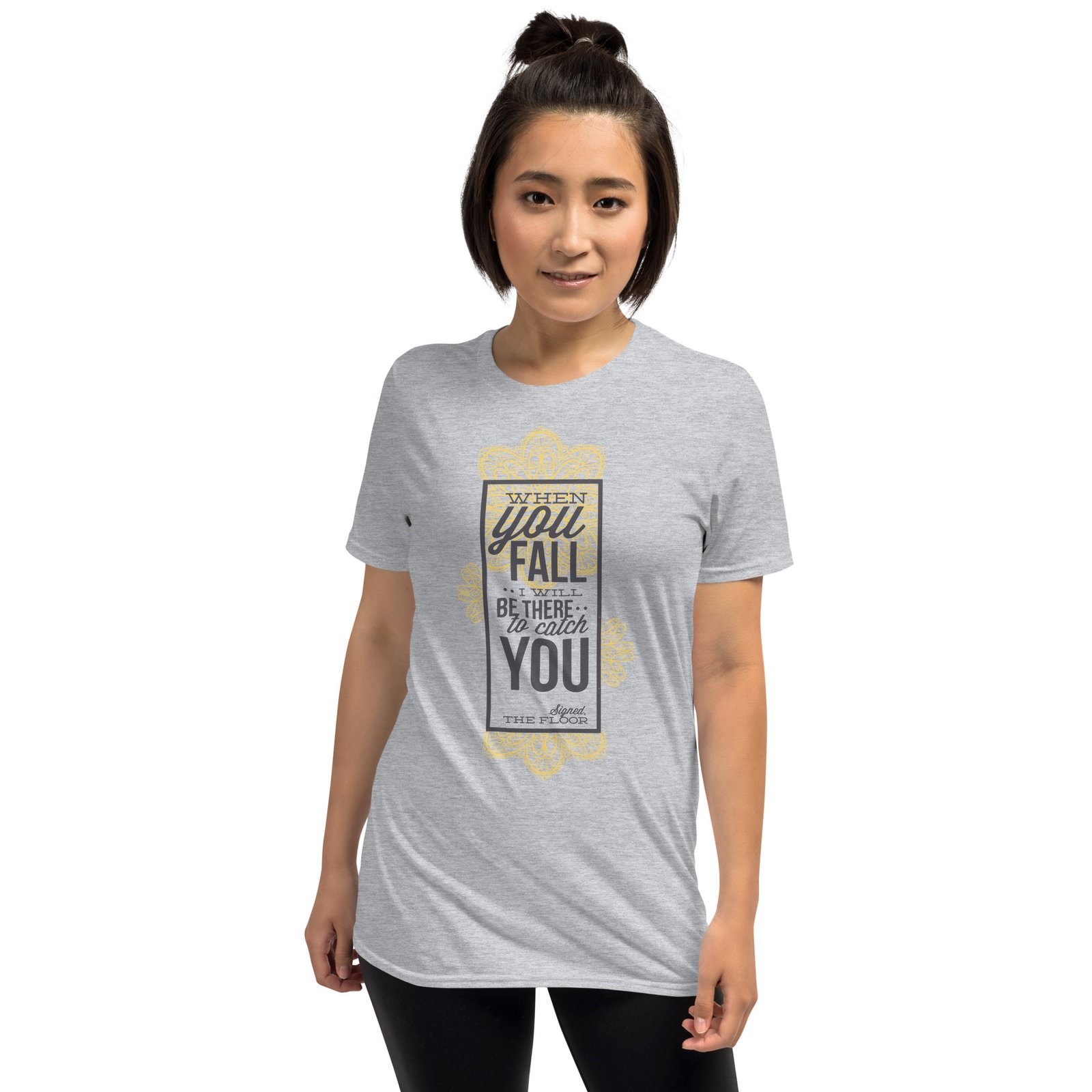 When you fall... I will be there to catch you Short-Sleeve Unisex T-Shirt - Image 8