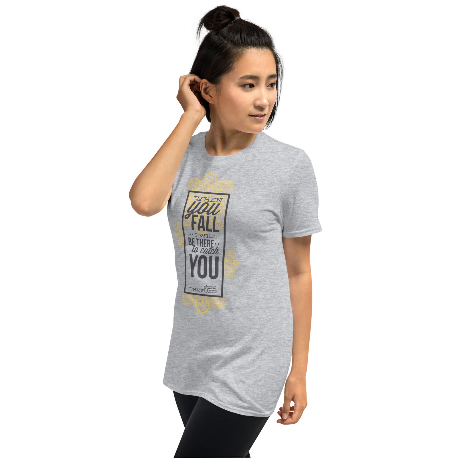 When you fall... I will be there to catch you Short-Sleeve Unisex T-Shirt - Image 10