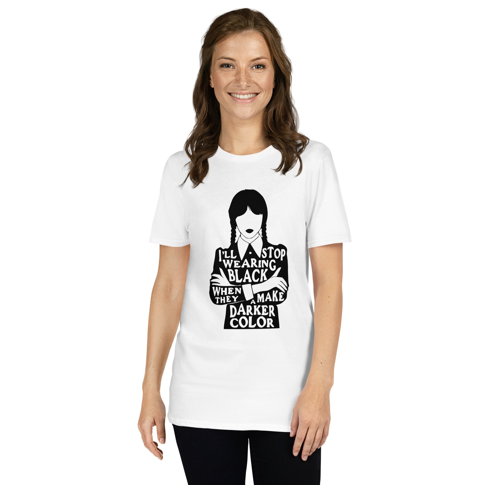 I'll stop wearing Black Short-Sleeve Unisex T-Shirt