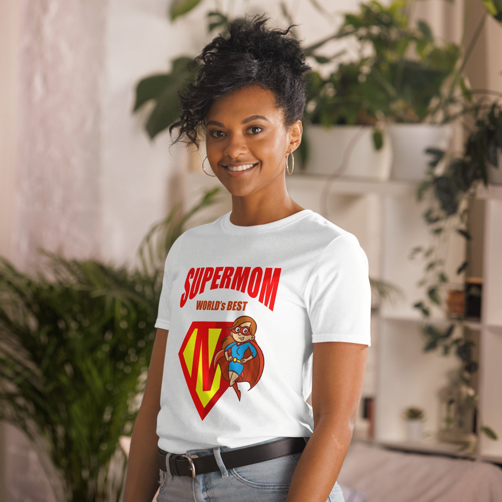 Supermom World's Best Mom Short-Sleeve T-Shirt - Image 6