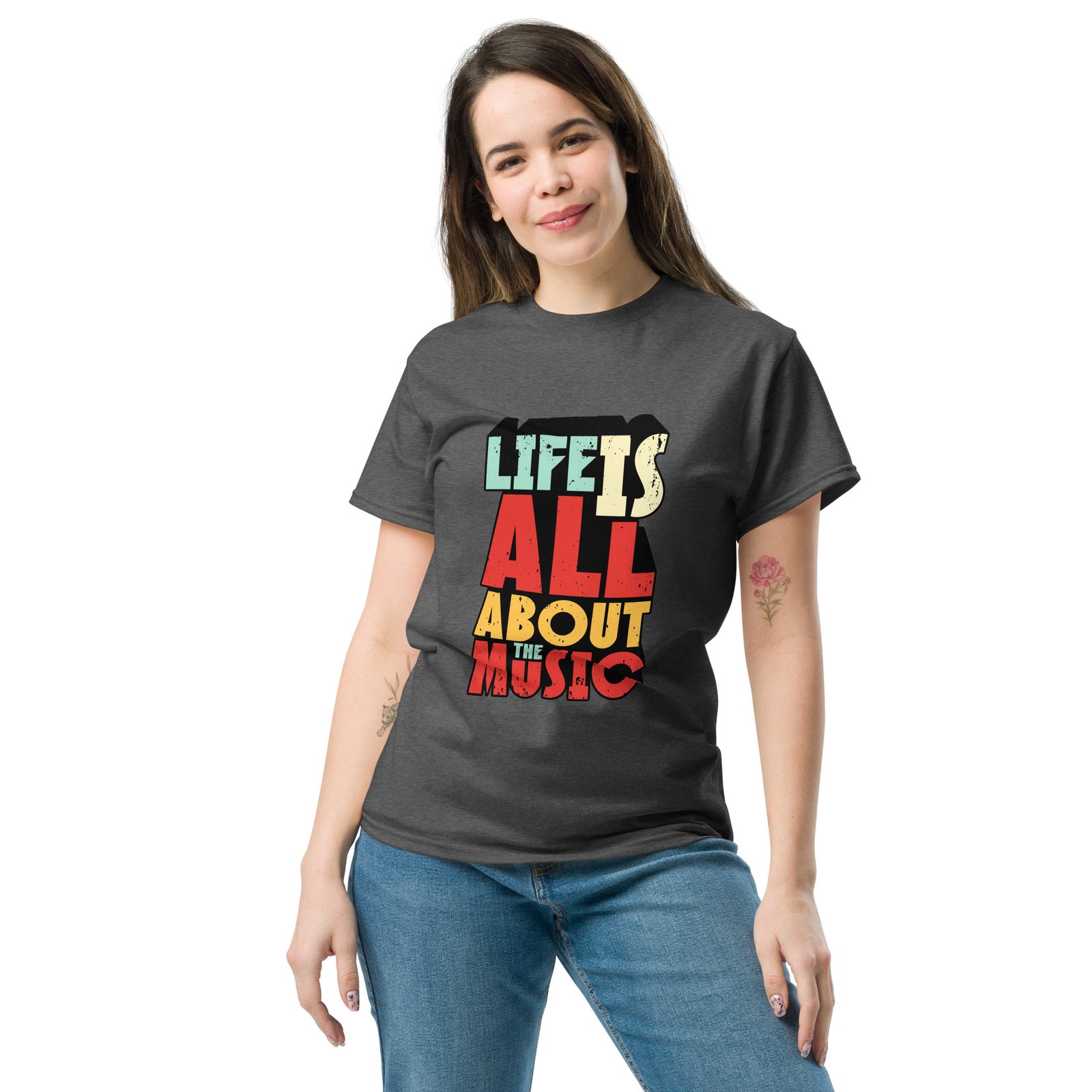 Life is All About Music Unisex classic tee - Image 2