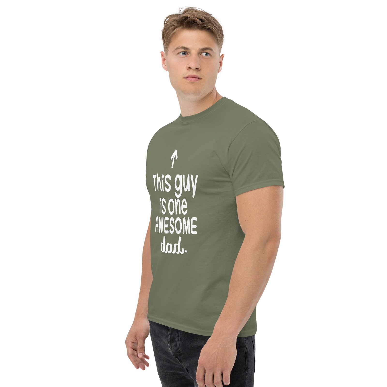 This guy is one Awesome DAD Unisex classic tee - Image 22