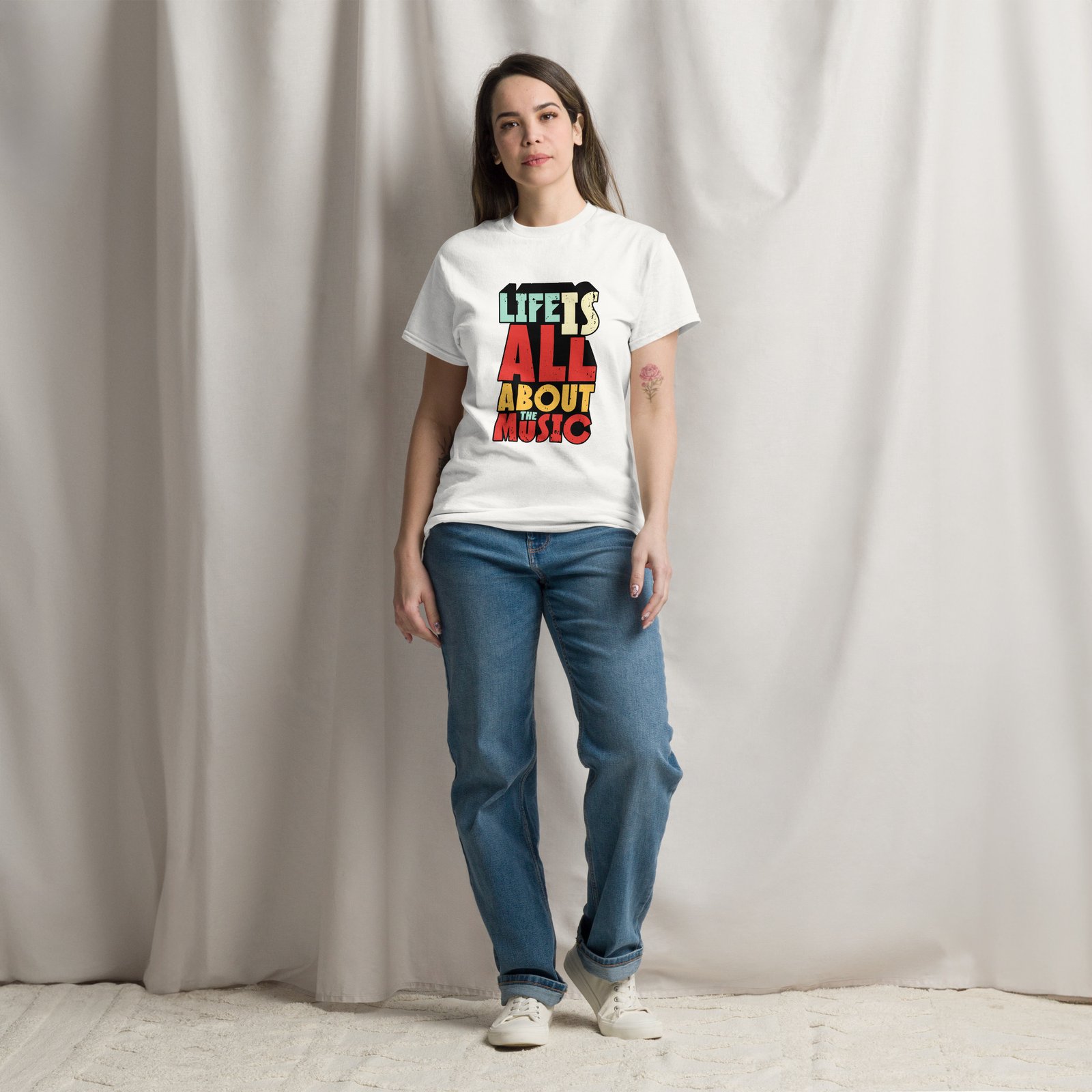 Life is All About Music Unisex classic tee - Image 4