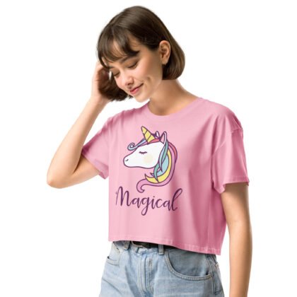 Magical Unicorn Women’s crop top