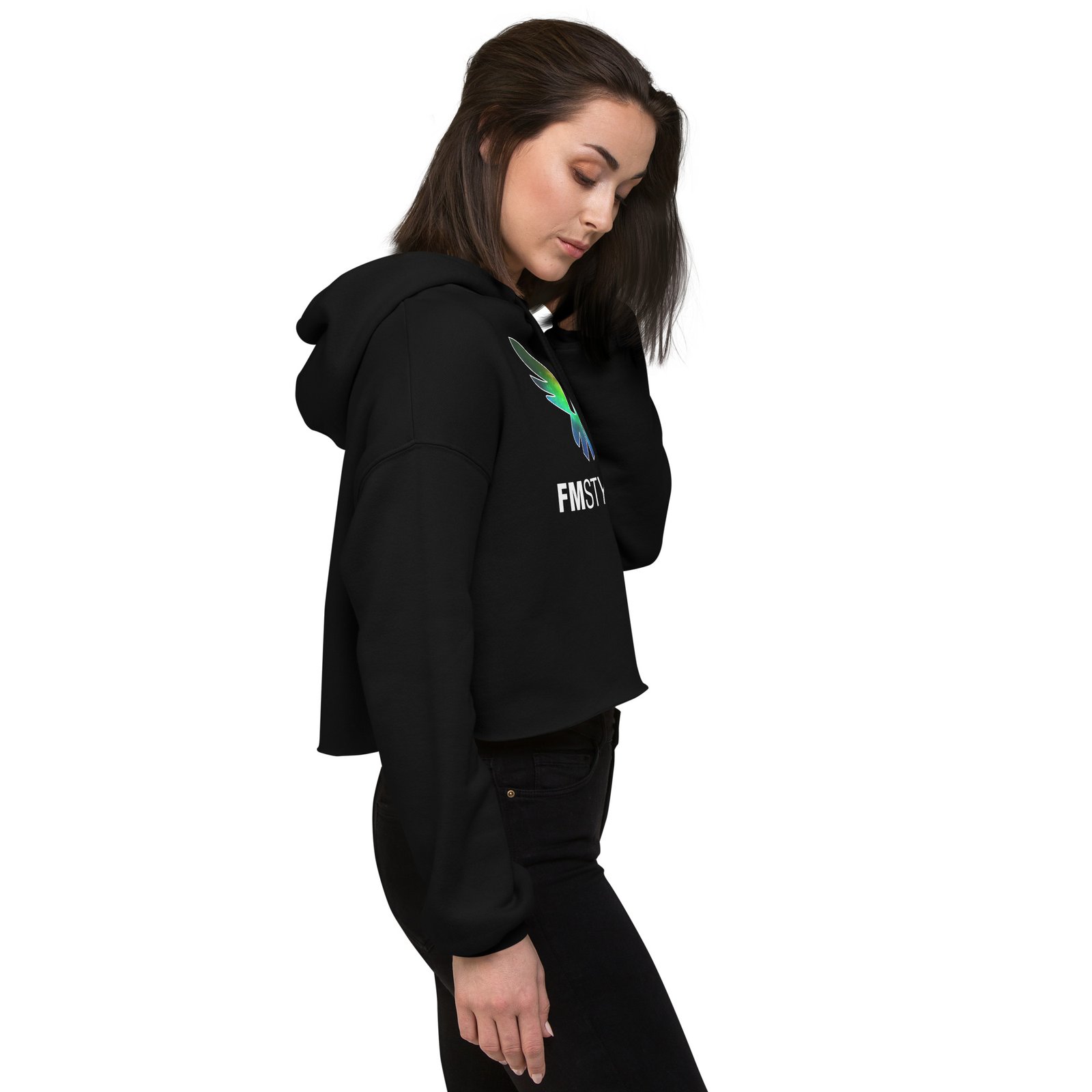 FMSTYLES® Signature Ladies Crop Hoodie - Image 4