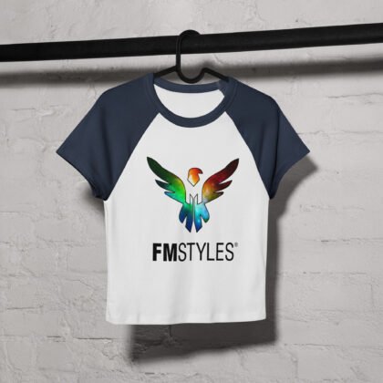FMstyles Signature Women’s micro rib raglan baby tee