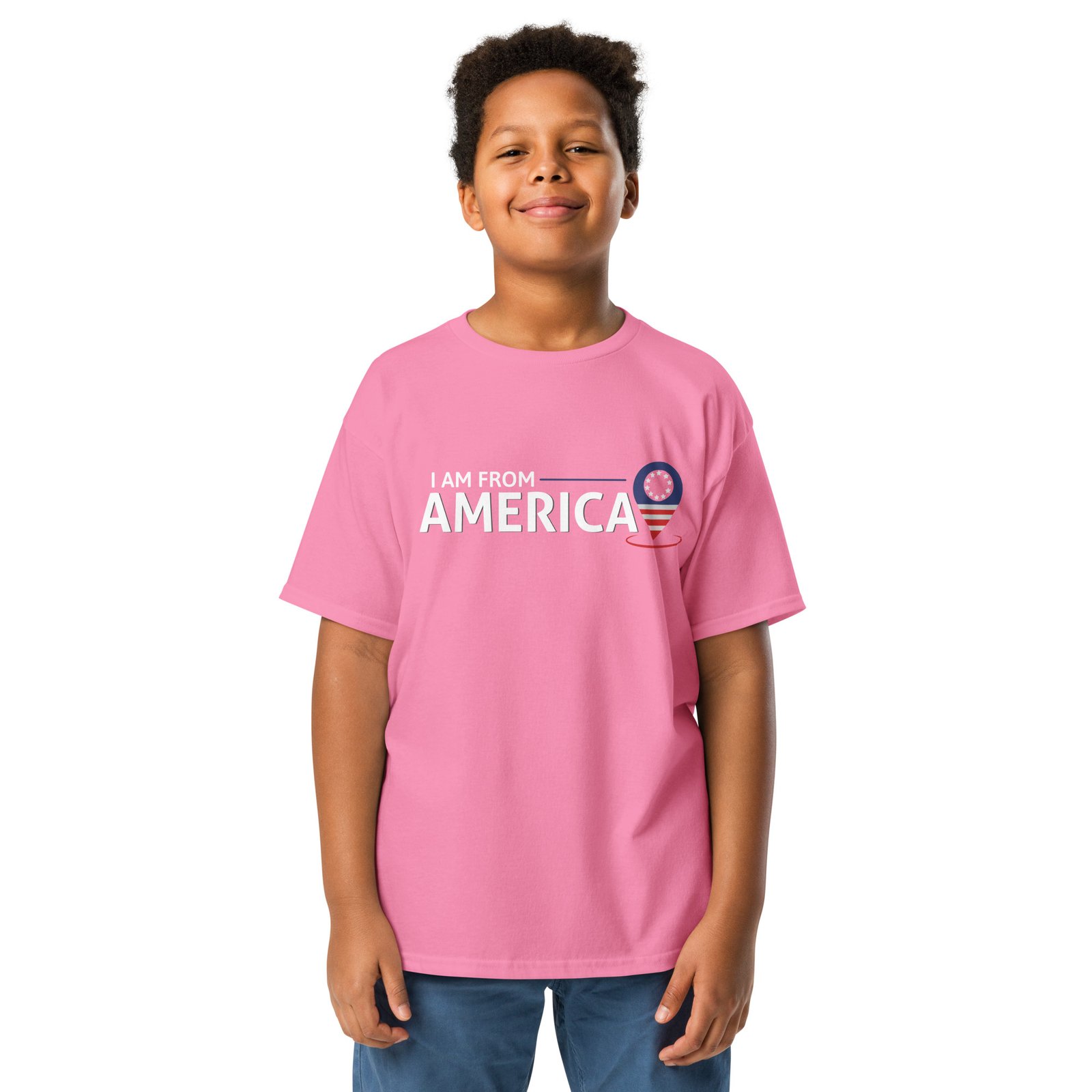 I'm from America, Love America Youth Unisex classic tee - Image 9