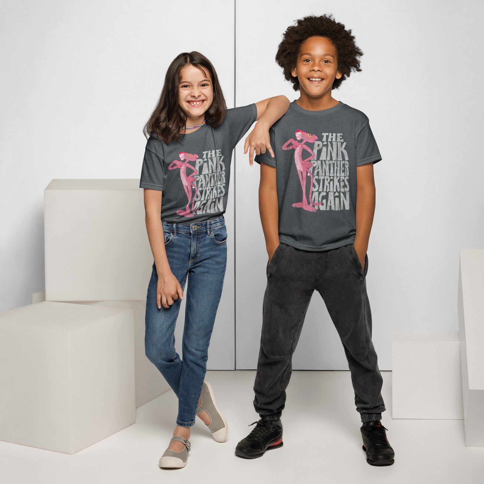 The Pink Panther Strikes Again Kids Unisex T-shirt - Image 4