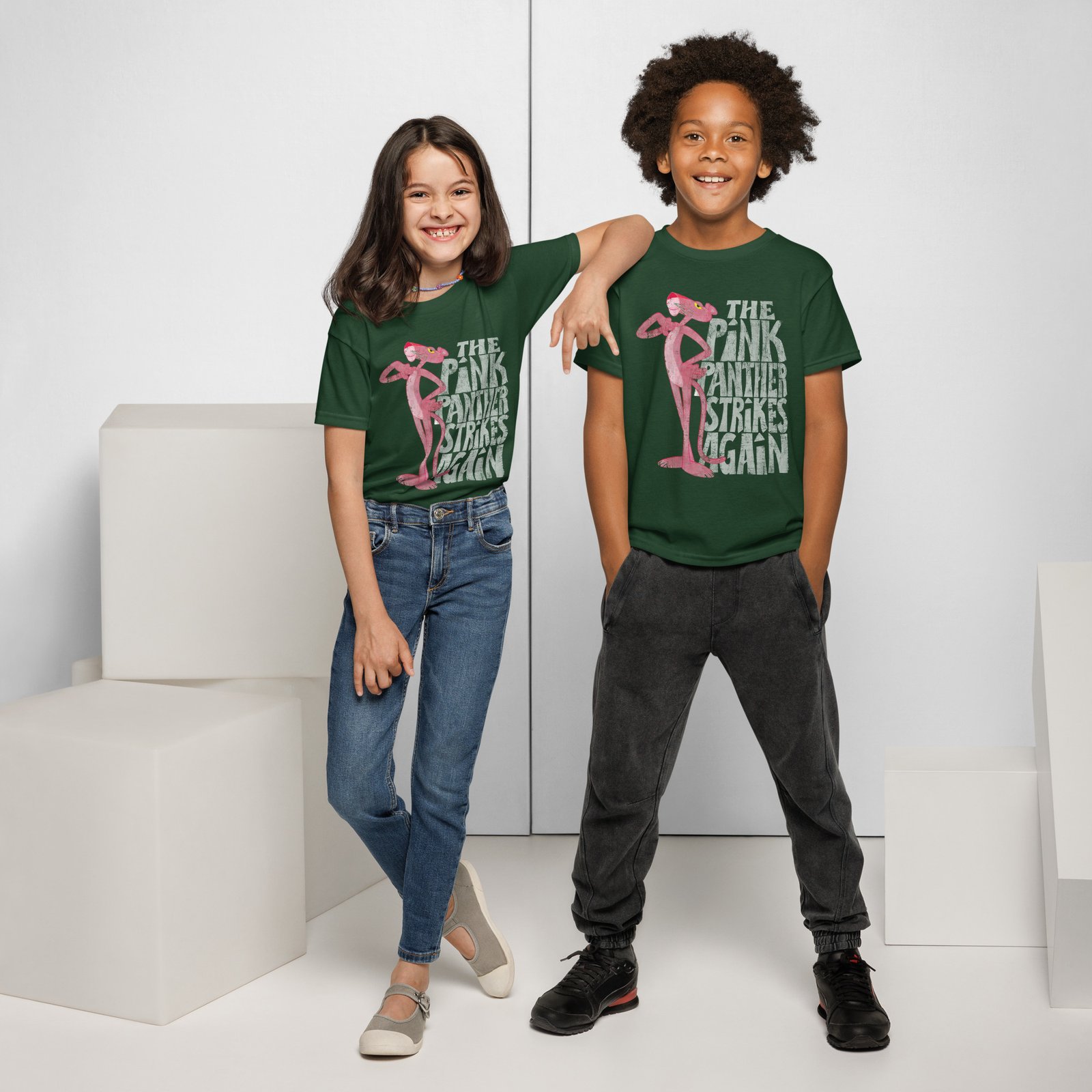The Pink Panther Strikes Again Kids Unisex T-shirt - Image 3