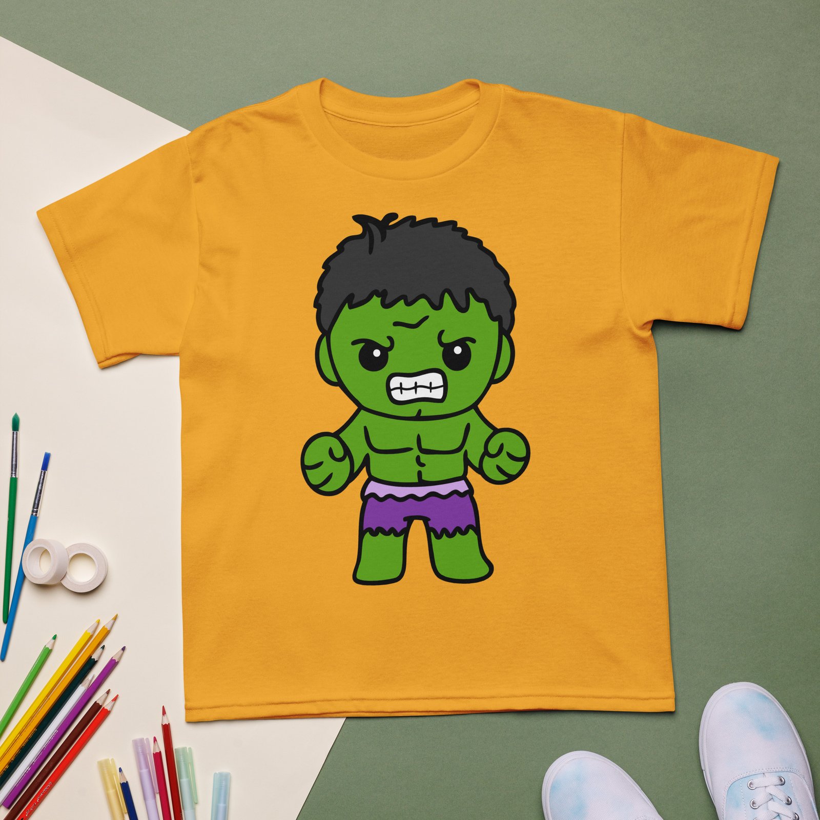 Hulk Cartoon Kids Unisex t-shirt - Image 3