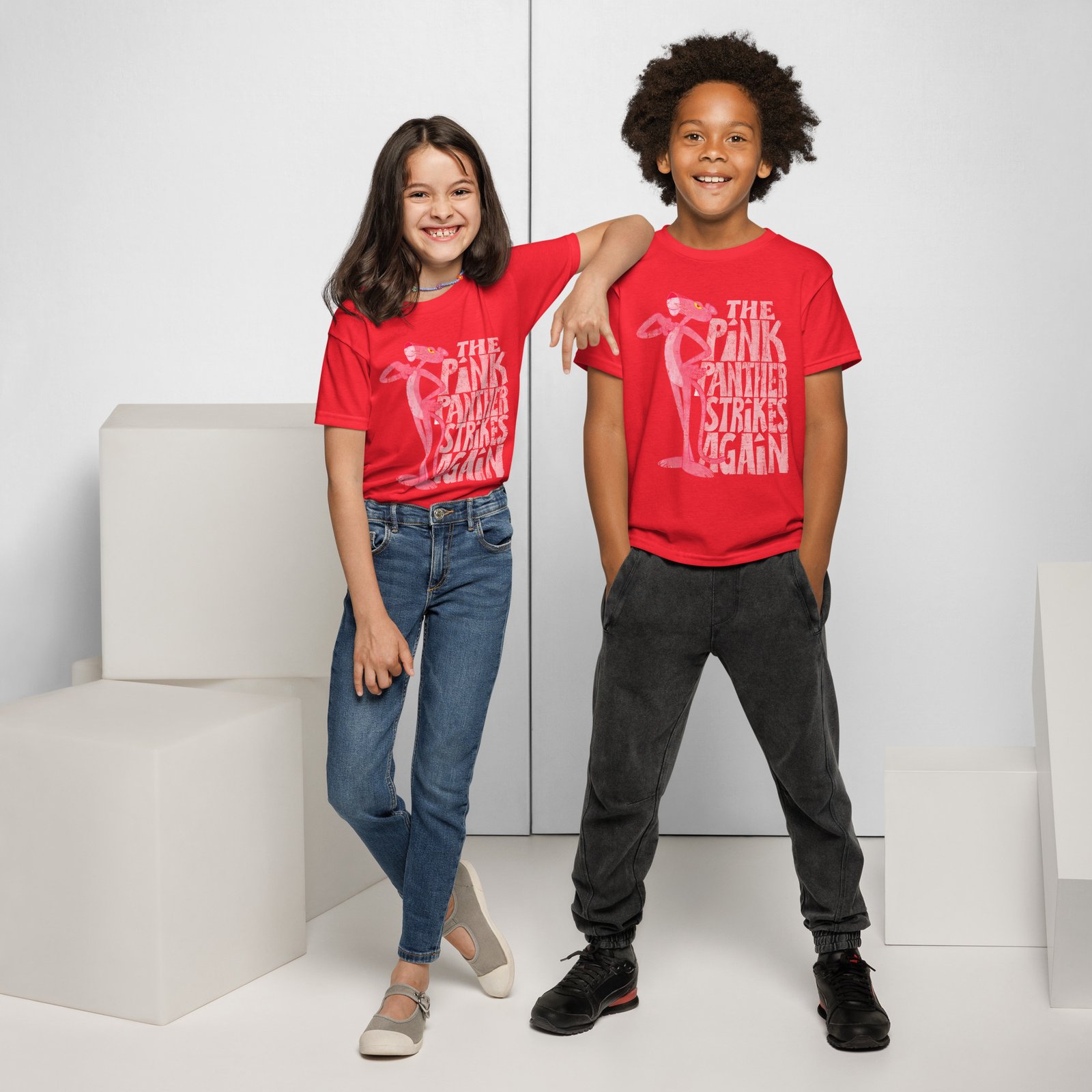 The Pink Panther Strikes Again Kids Unisex T-shirt - Image 5