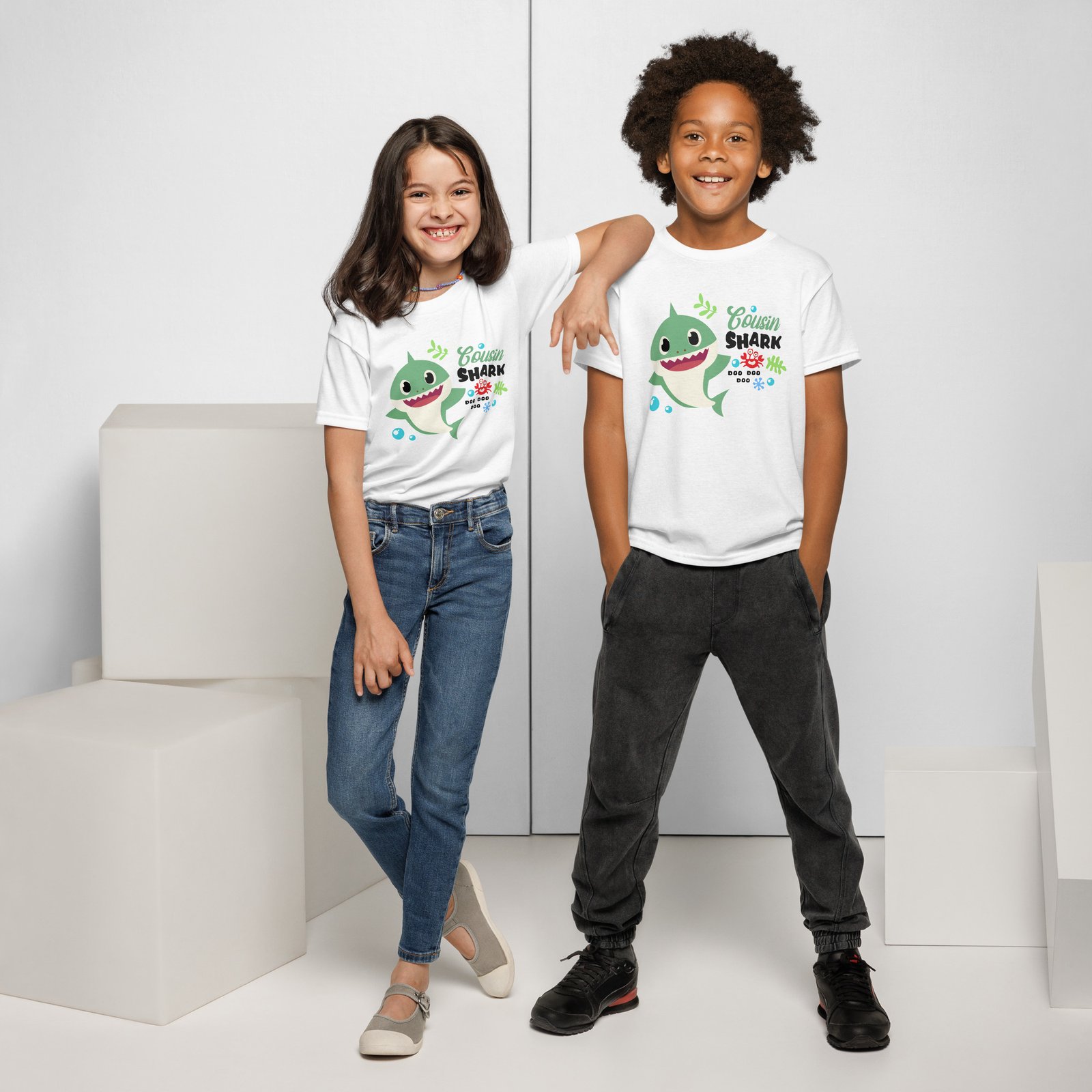 Cousin Shark Kids Unisex t-shirt