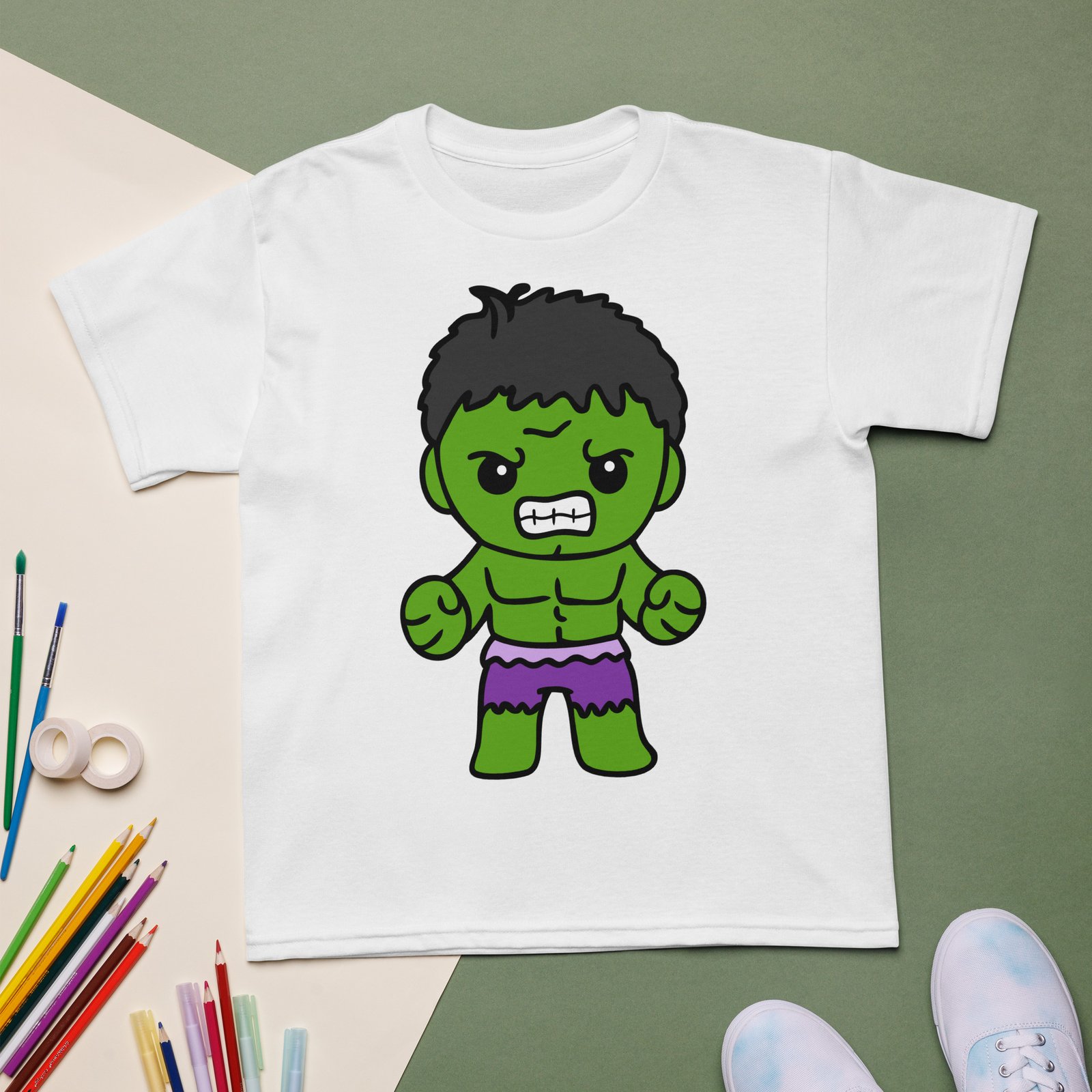 Hulk Cartoon Kids Unisex t-shirt