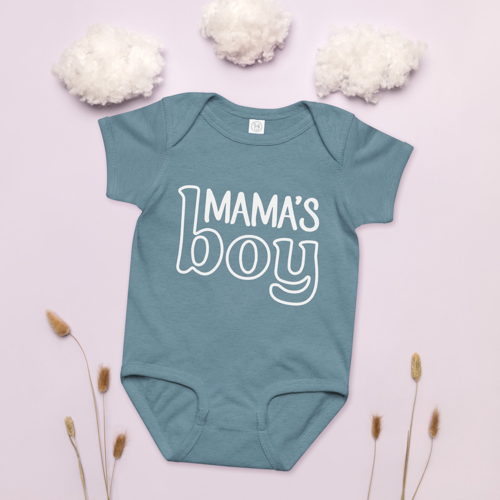 Mama's Boy Baby jersey bodysuit - Image 4
