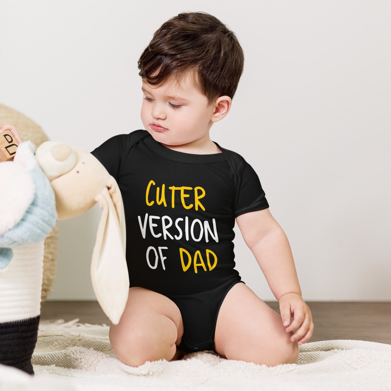Cuter Version of Dad Baby short sleeve one piece - Image 3