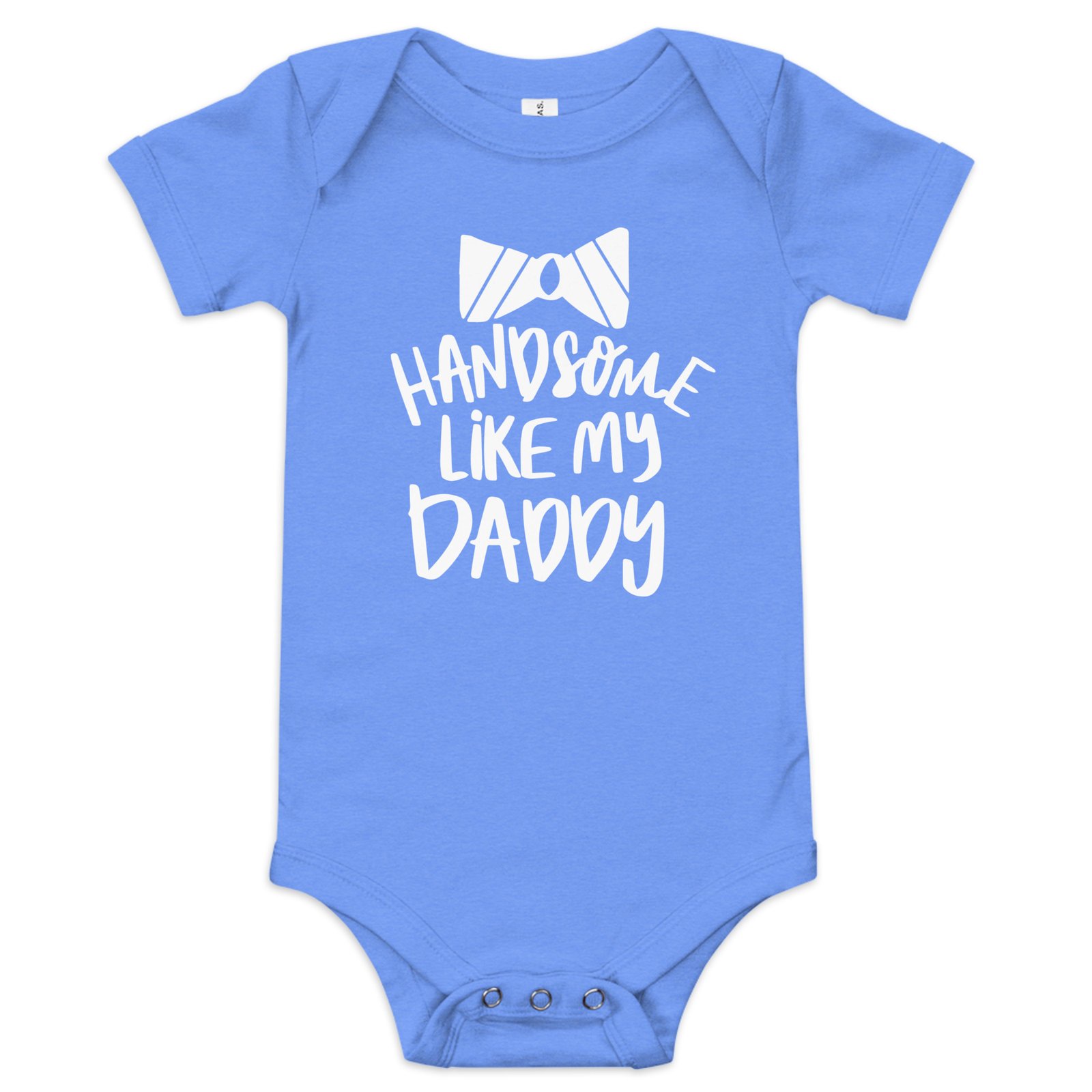 Handsome Like my Dad Baby short sleeve one piece
