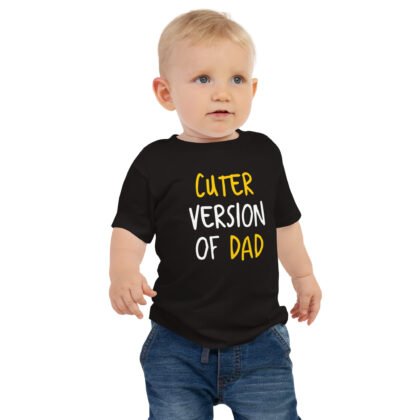 Cuter Version of Dad Baby Jersey Short Sleeve Tee