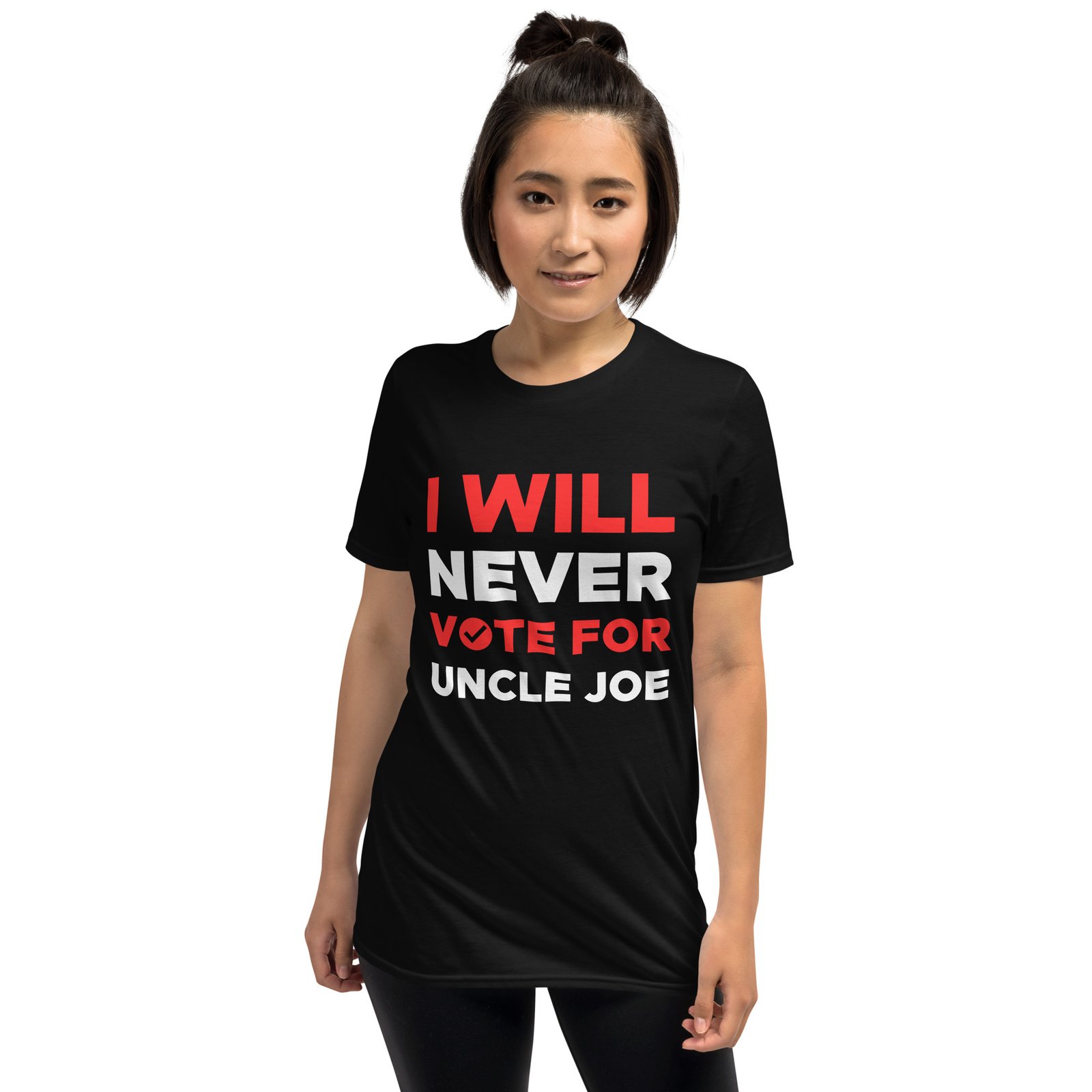 Never Biden Short-Sleeve Unisex T-Shirt - Image 4