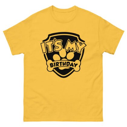 PAW It's my Birthday Unisex classic tee
