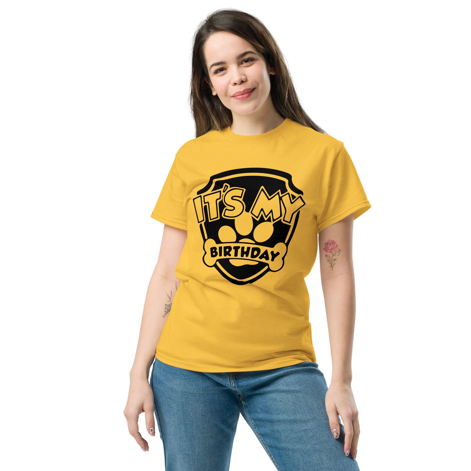 PAW It's my Birthday Unisex classic tee - Image 3