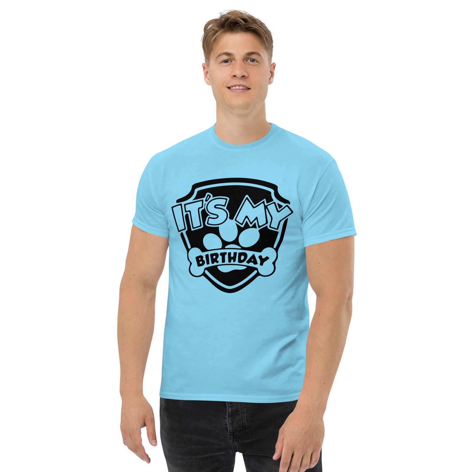 PAW It's my Birthday Unisex classic tee - Image 4