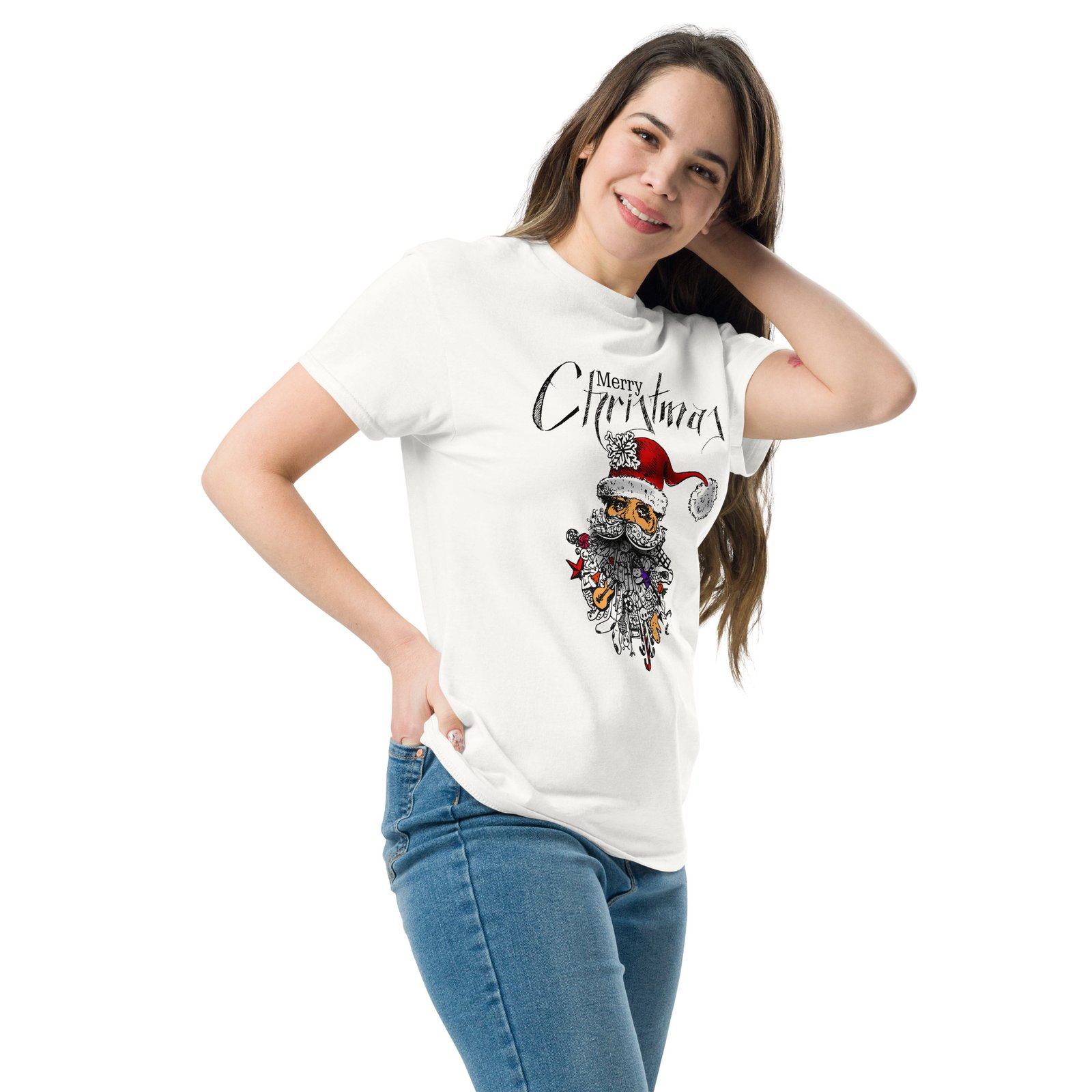 Merry Christmas Unisex classic tee - Image 5