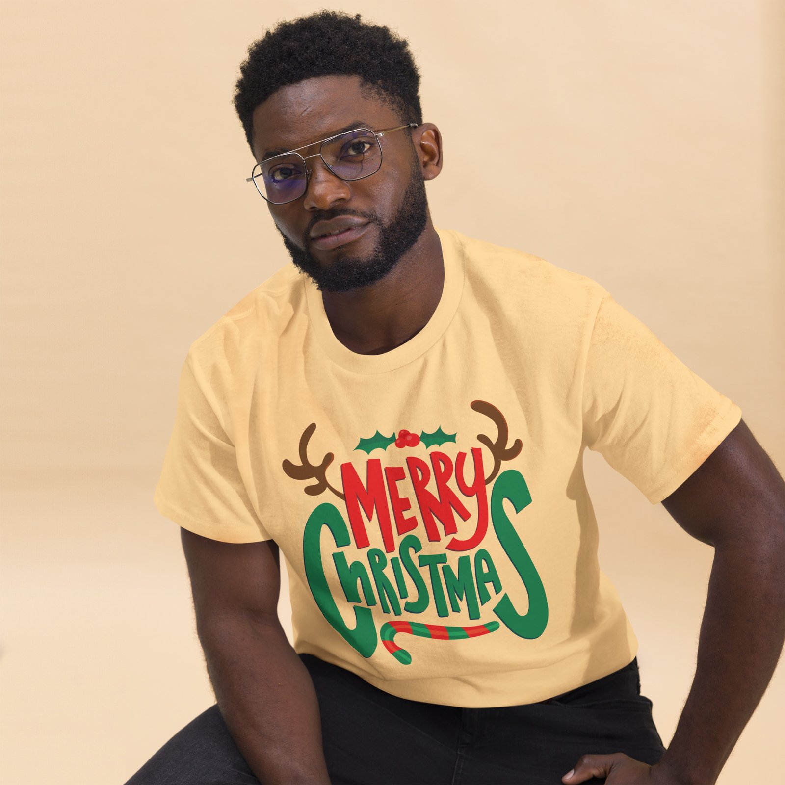 Merry Christmas Unisex classic tee - Image 3
