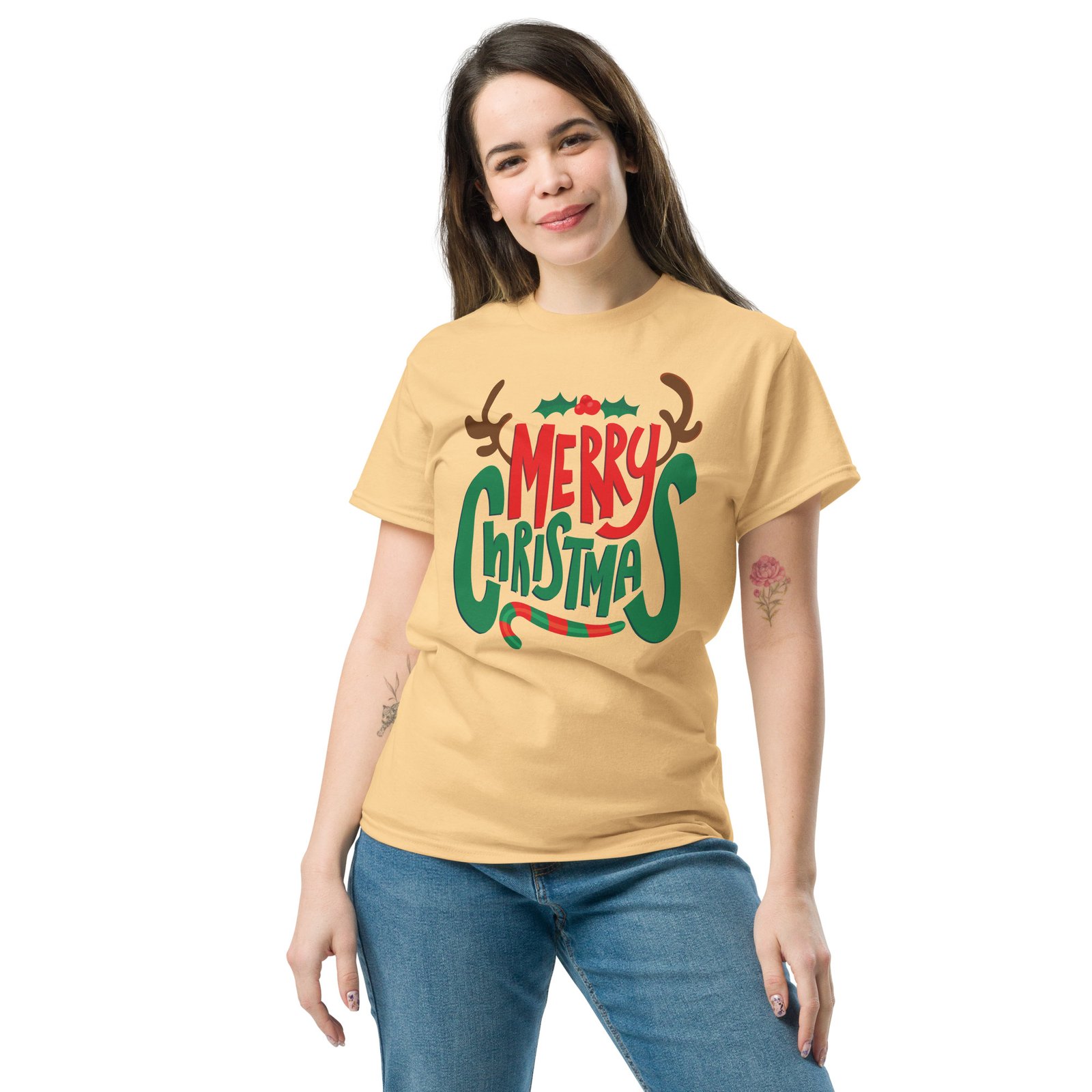 Merry Christmas Unisex classic tee - Image 4