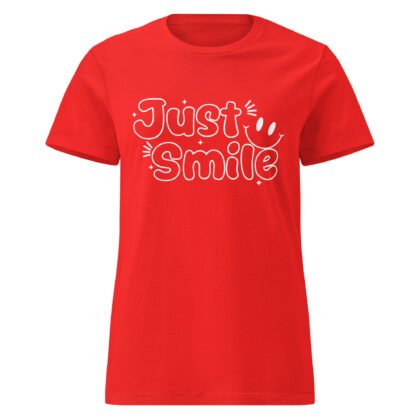 Just Smile Women’s basic softstyle t-shirt