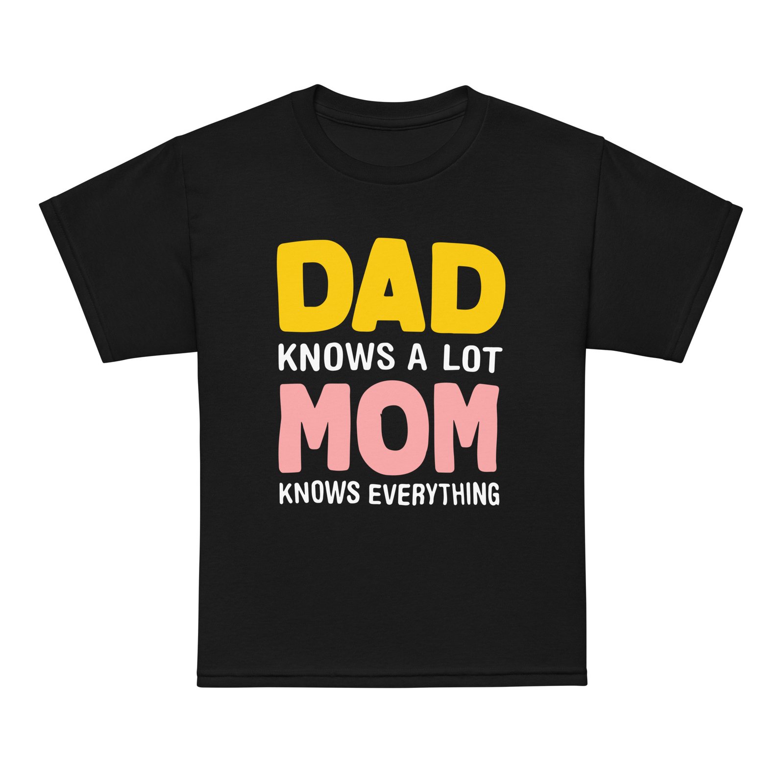 Dad knows a lot, MOM know best Youth t-shirt - Image 6