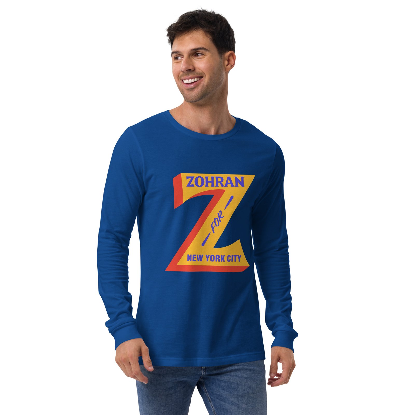 Zohran Mamdani for NYC Unisex Long Sleeve Tee - Image 8