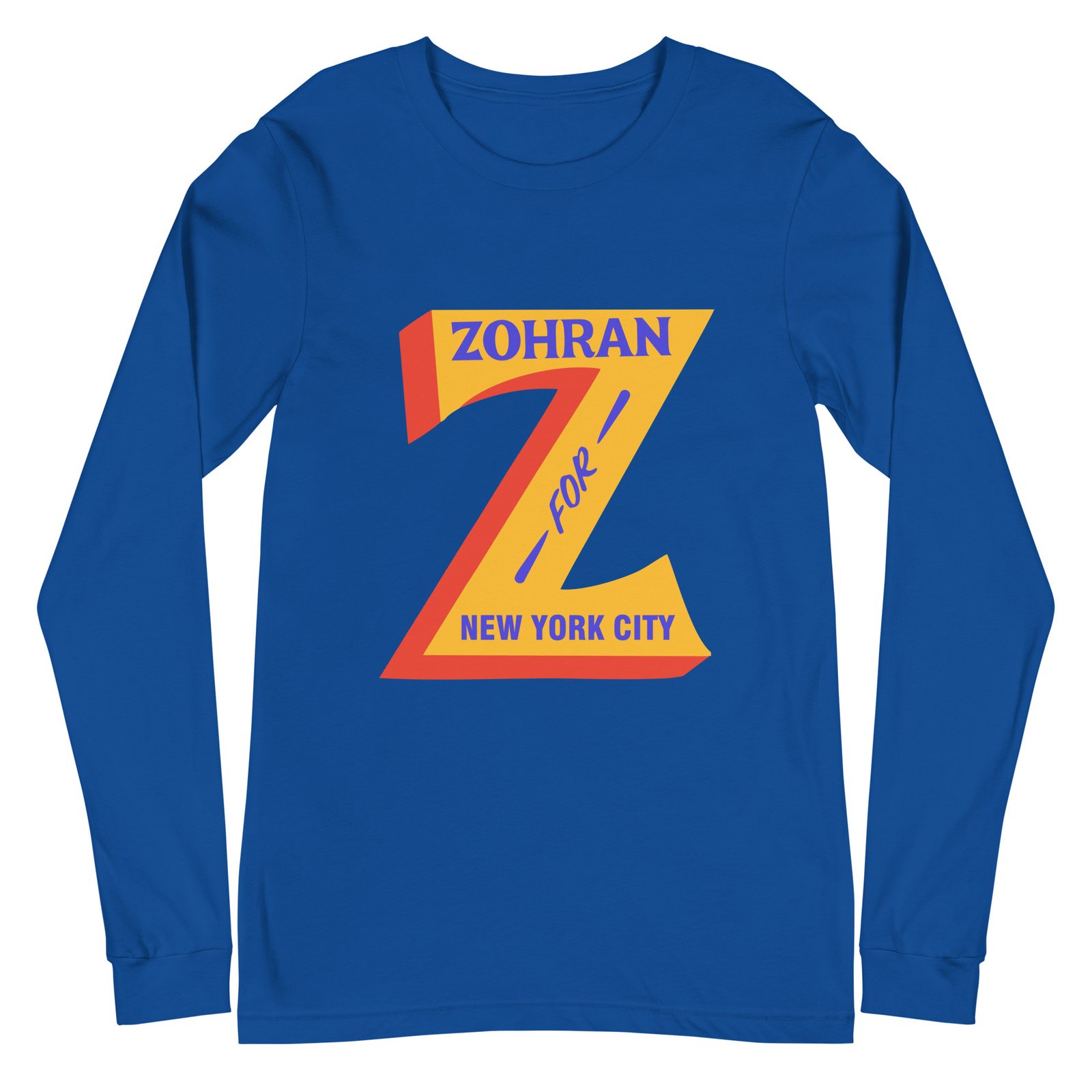 Zohran Mamdani for NYC Unisex Long Sleeve Tee - Image 9